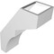 Ekena Millwork 5-in. W x 10-in. D x 14-in. H Monterey Architectural Grade PVC Knee Brace BRCP05X10X14MON - alternate 6